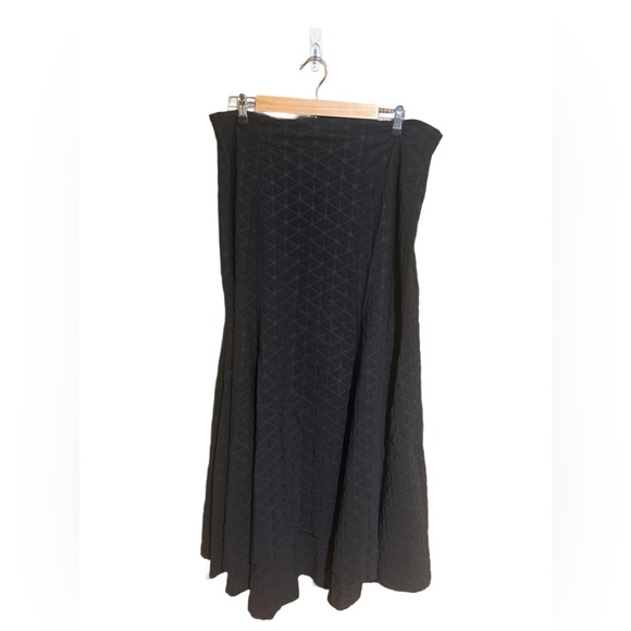 M2057 By Maria Pinto Black Maxi Skirt for Women - Picture 2 of 8